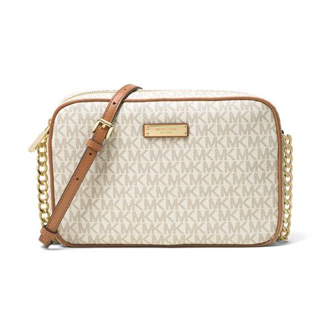 michael kors jet set large crossbody vanilla|Michael Kors jet set ombre.